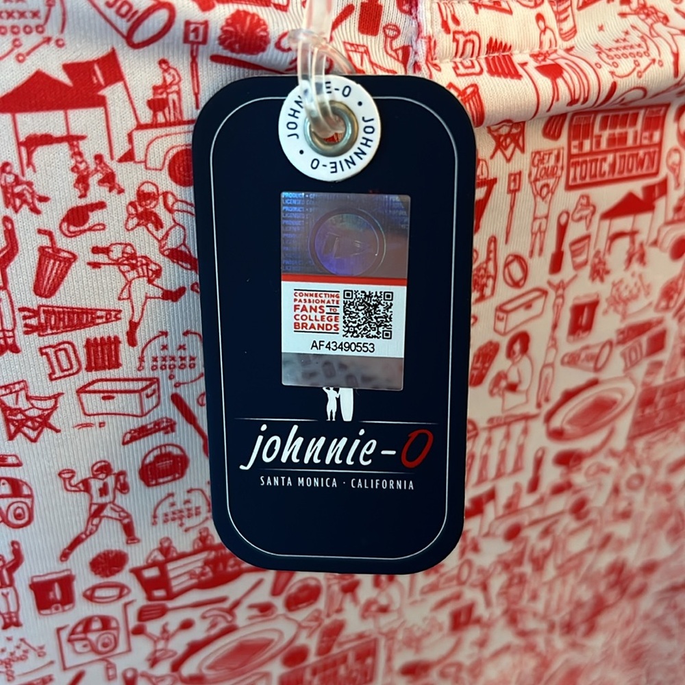 Johnnie-O Nebraska Tailgater 2.0 Jr. Printed Jersey Performance Polo Size 16 Boy - Picture 3 of 16